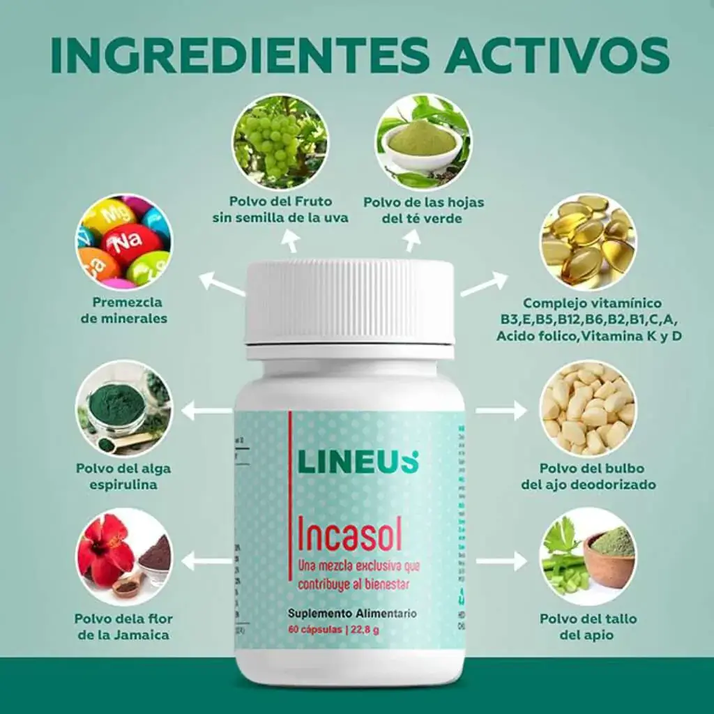 Incasol apoyo natural para la salud cardiovascular